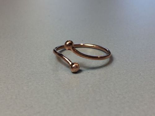 open ring all size silver rosegold plated