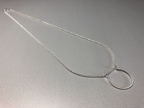 necklace ring silver