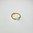 Elastischer Ring mit Amazonit vergoldet