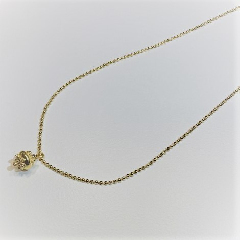 necklace with pendant gold plated
