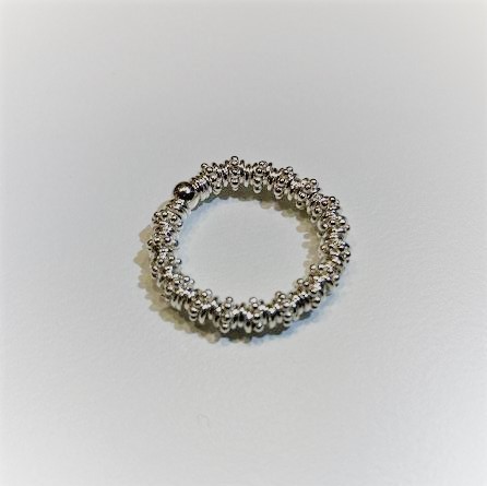 elastic ring silver