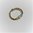 Elastischer Ring mit 3 Halbedelsteinen vergoldet