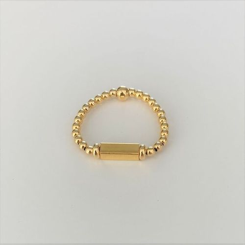 elastic ring gold plated