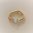 Elastischer Ring vergoldet Edelsteinmix