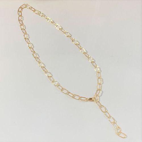necklace gold plated y-style