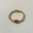 Elastischer Ring vergoldet Turmalin